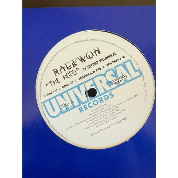 Raekwon The Hood / Clientele Kidd 12" Vinyl Record - Picture 5 of 8